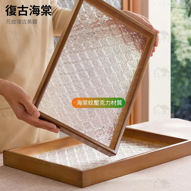 楠竹托盤 置物盤 飾品盤｜客廳／玄關／化妝台｜方形設計 收納小物 質感竹紋@HAP