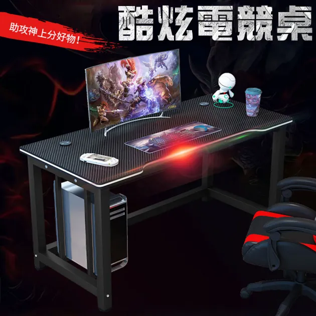 【凱文哥】電競桌 電腦桌 辦公桌｜電競房／書房／居家辦公｜120cm寬大桌面 主機懸空架設計 (防塵省空間)@WO