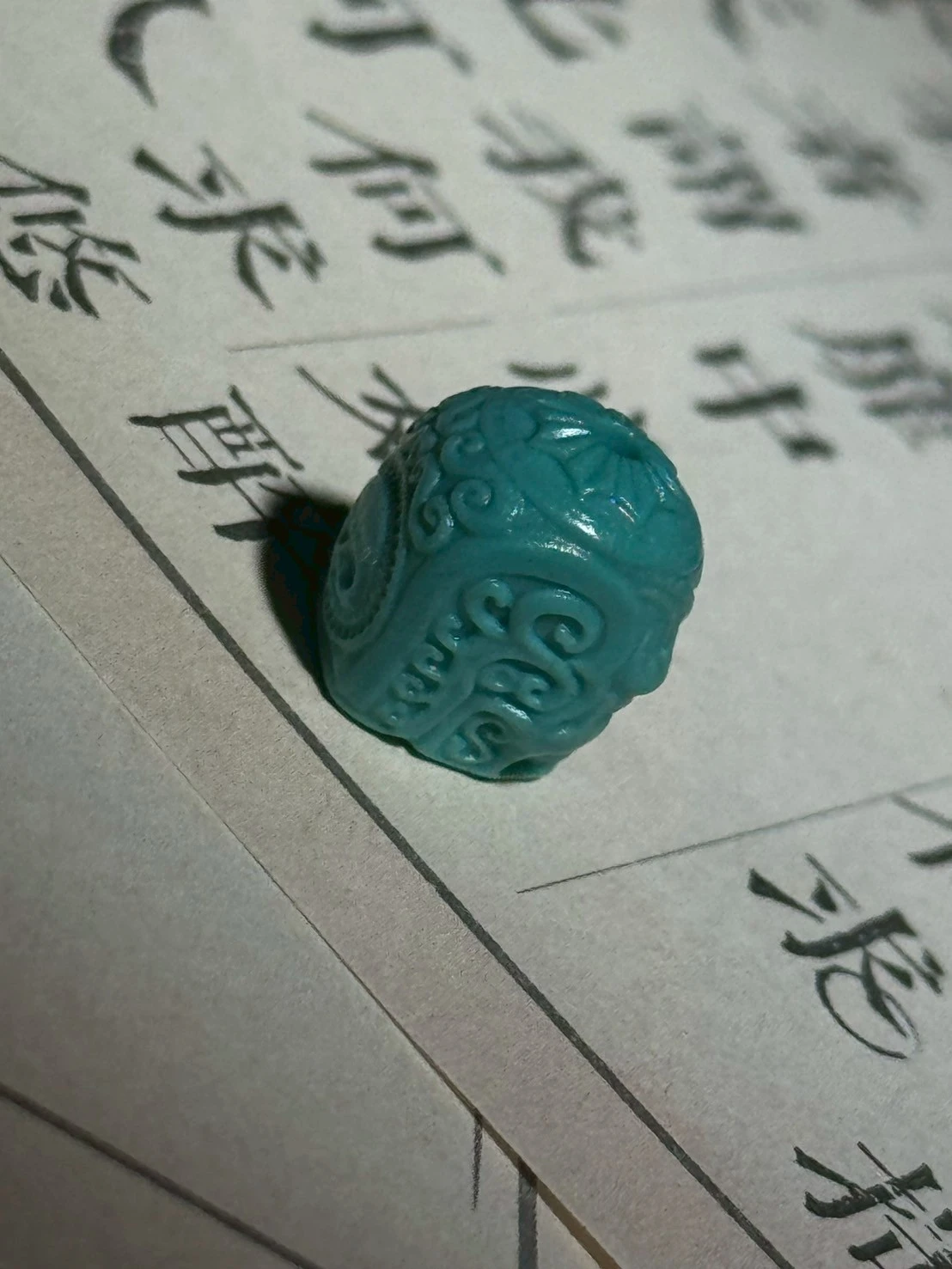 尺寸9x11x12｜綠松石刺骨骷髏頭