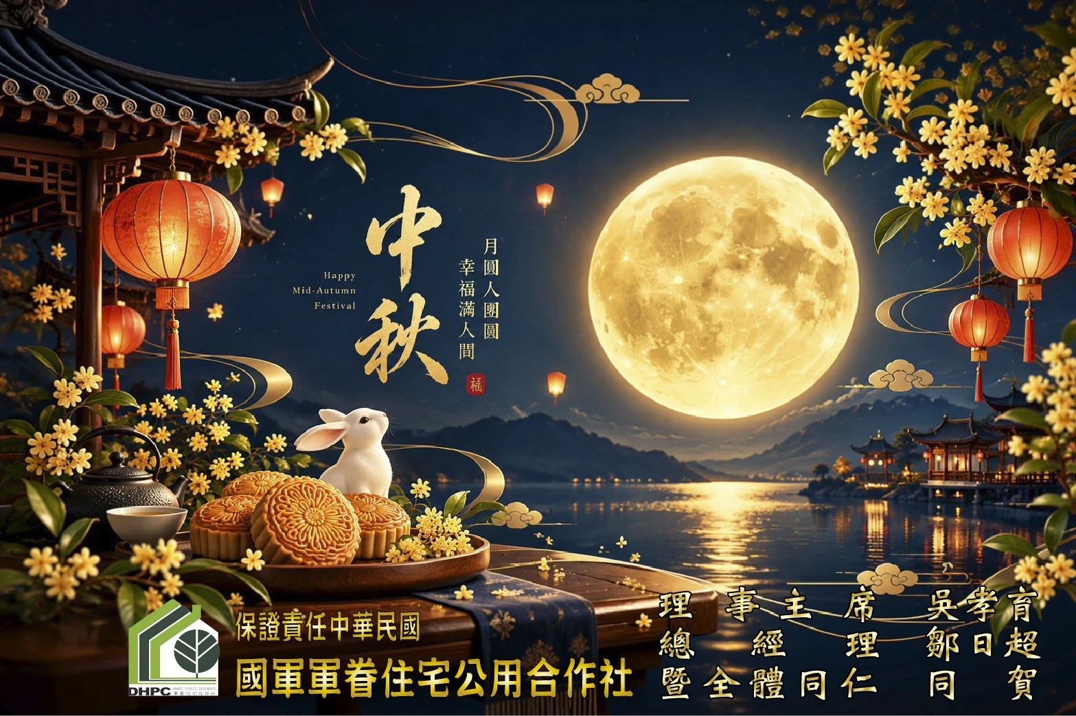 中秋佳節 闔家團圓