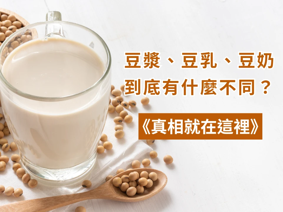 豆漿、豆乳、豆奶到底有什麼不同？真相就在這裡！