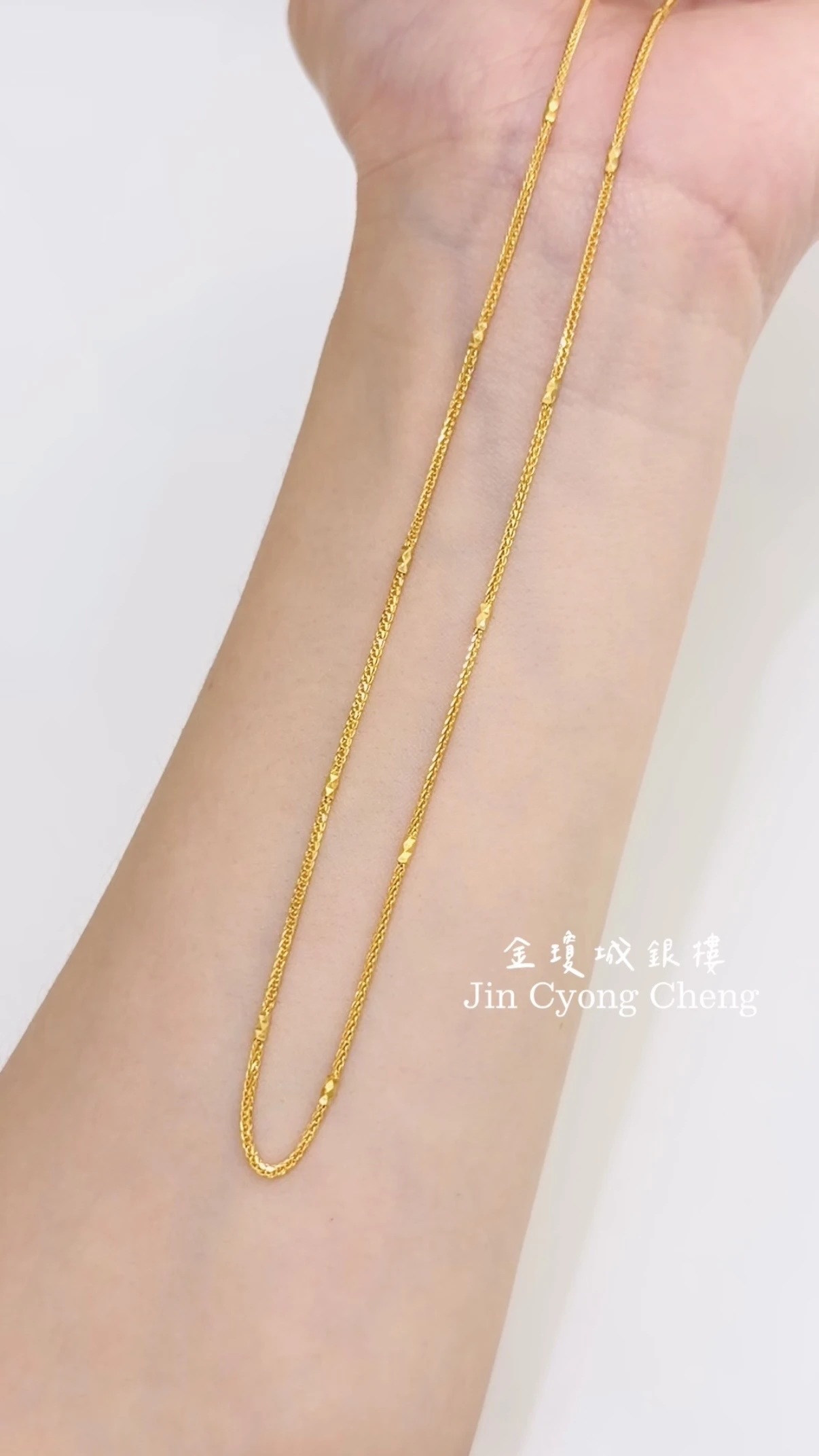 蕭邦小金柱項鍊