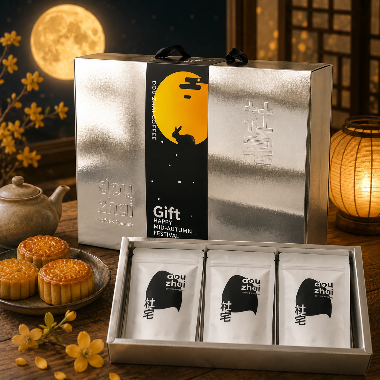 🎁中秋老饕咖啡豆禮盒（三包1/4磅單品豆）🎁