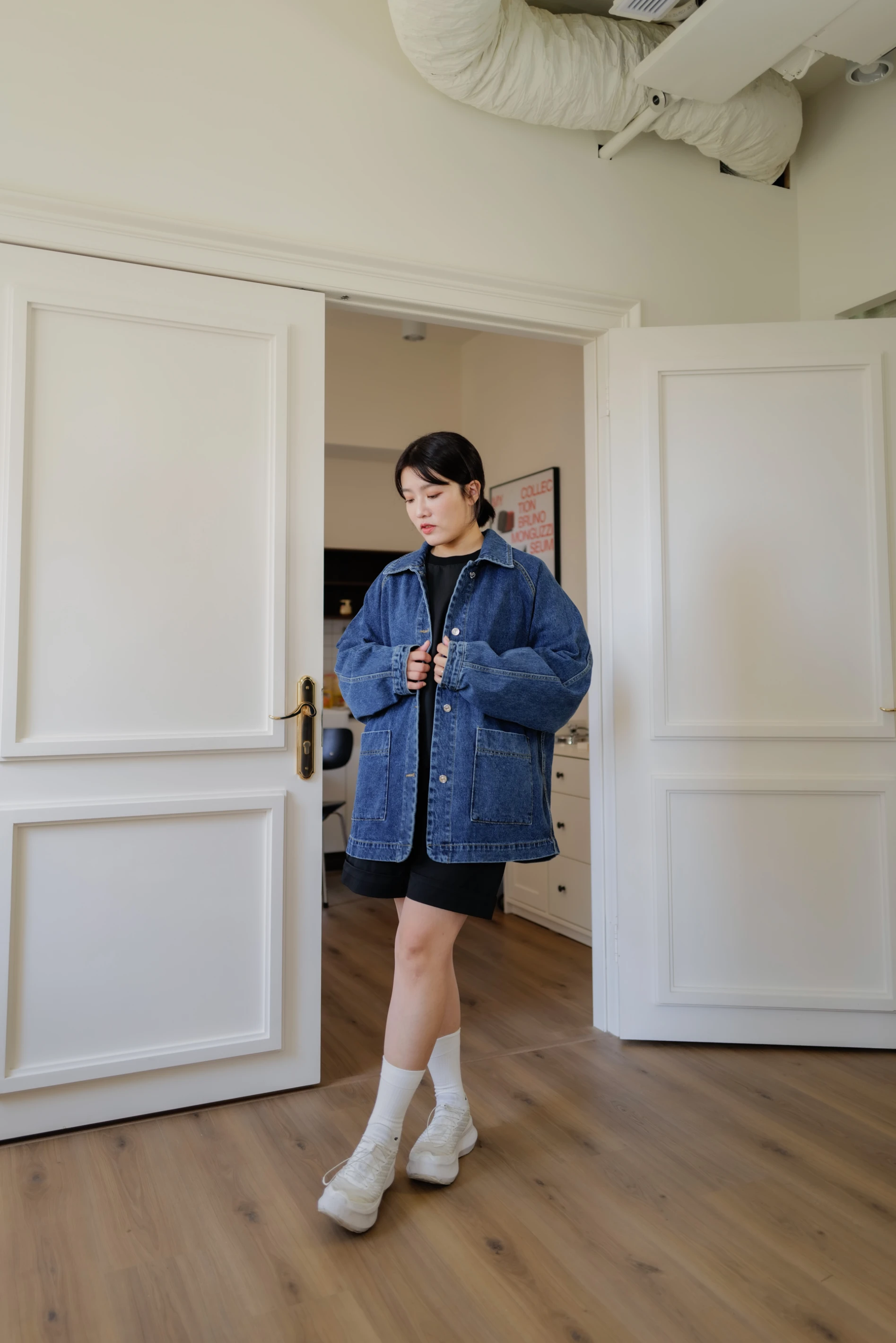 現｜寬版牛仔夾克