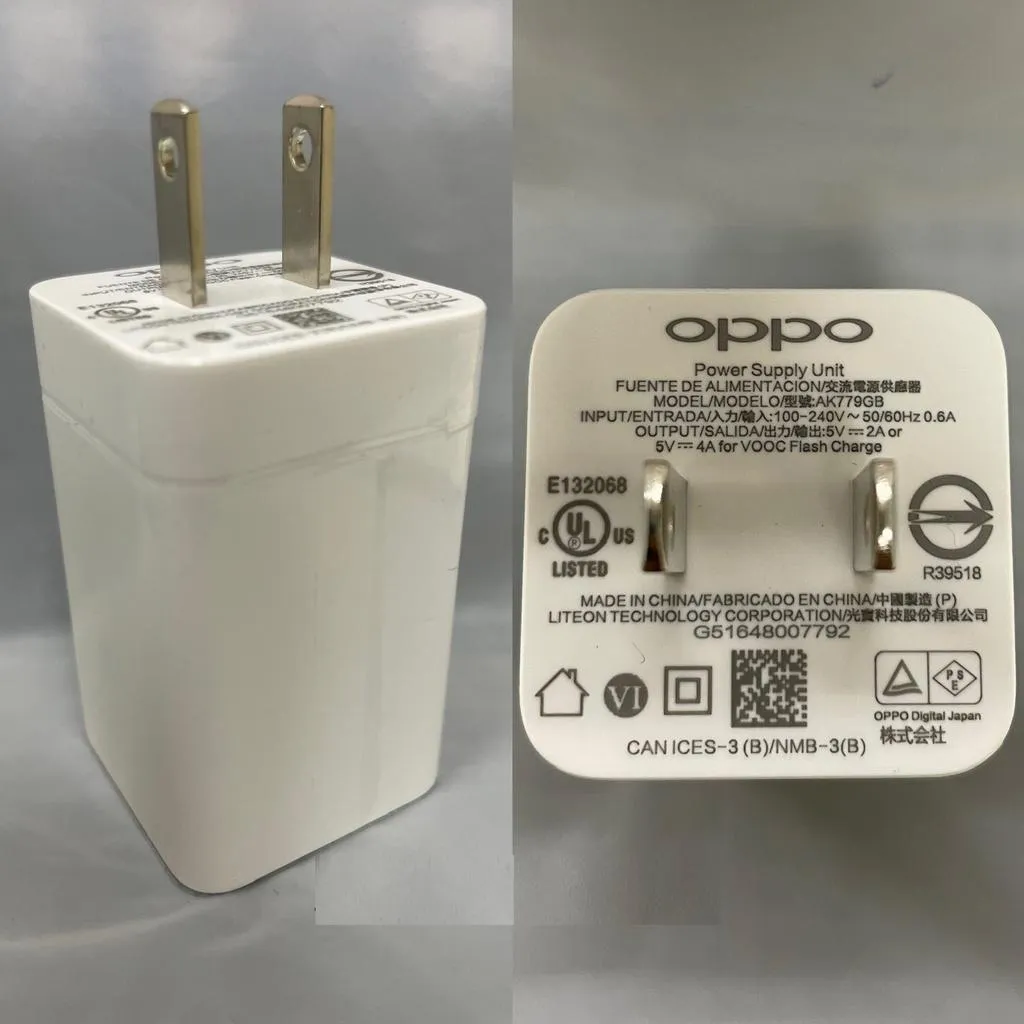 OPPO 20W 5V 4A 旅充頭 充電頭 傳輸頭 充電器 白色