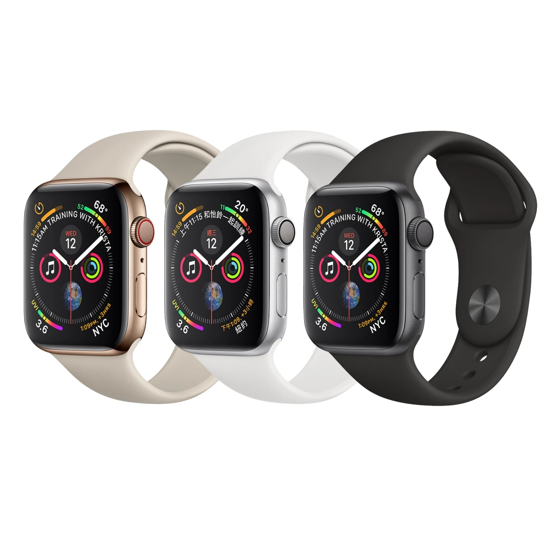 【出清福利品】Apple Watch Series 4 GPS+行動網路 (A1976) 44MM