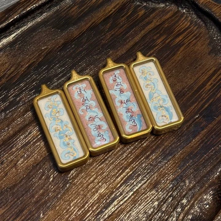 觀音 六字箴言 小金條唐卡
