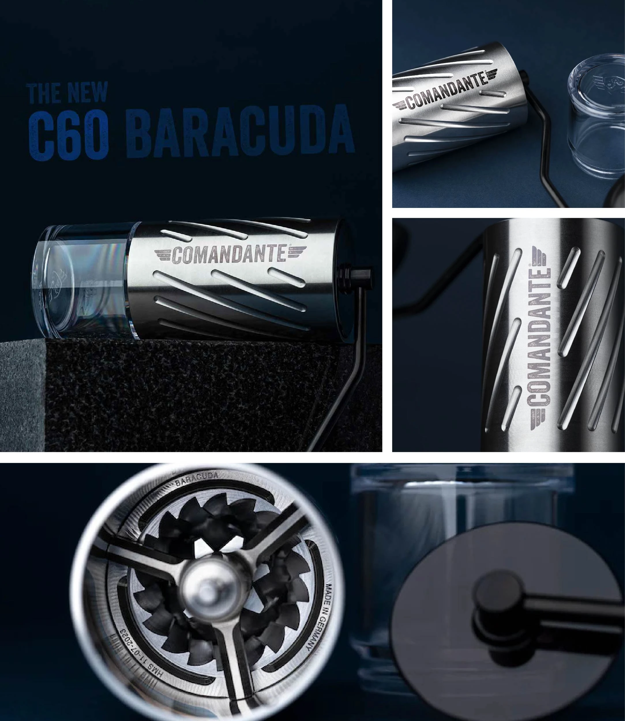 Comandante C60 Baracuda 磨豆機｜C60 手搖磨豆機德國製造Nautilus