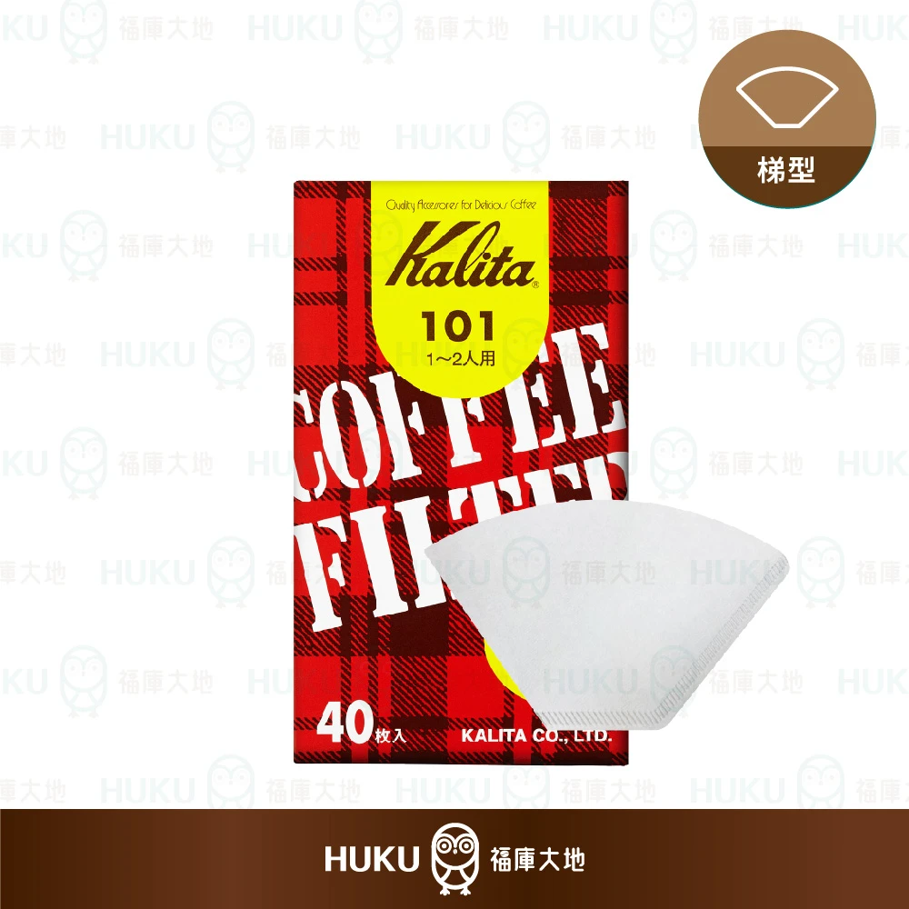 Kalita NK 101／102／103 梯形濾紙 100入｜漂白｜日本製
