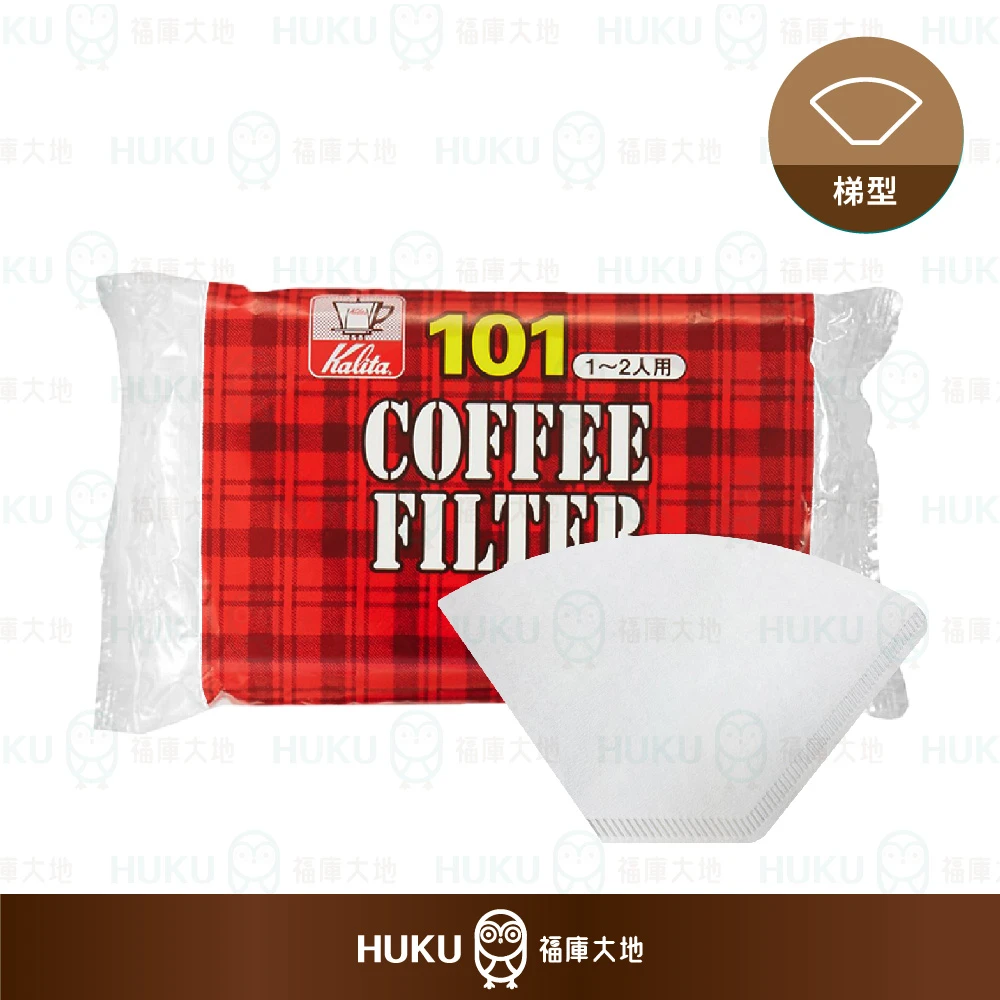 Kalita NK 101／102／103 梯形濾紙 100入｜漂白｜日本製