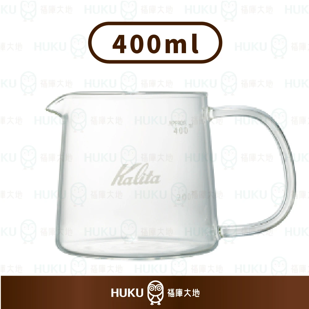 Kalita Jug400 耐熱玻璃咖啡壺｜400ml｜手沖咖啡壺