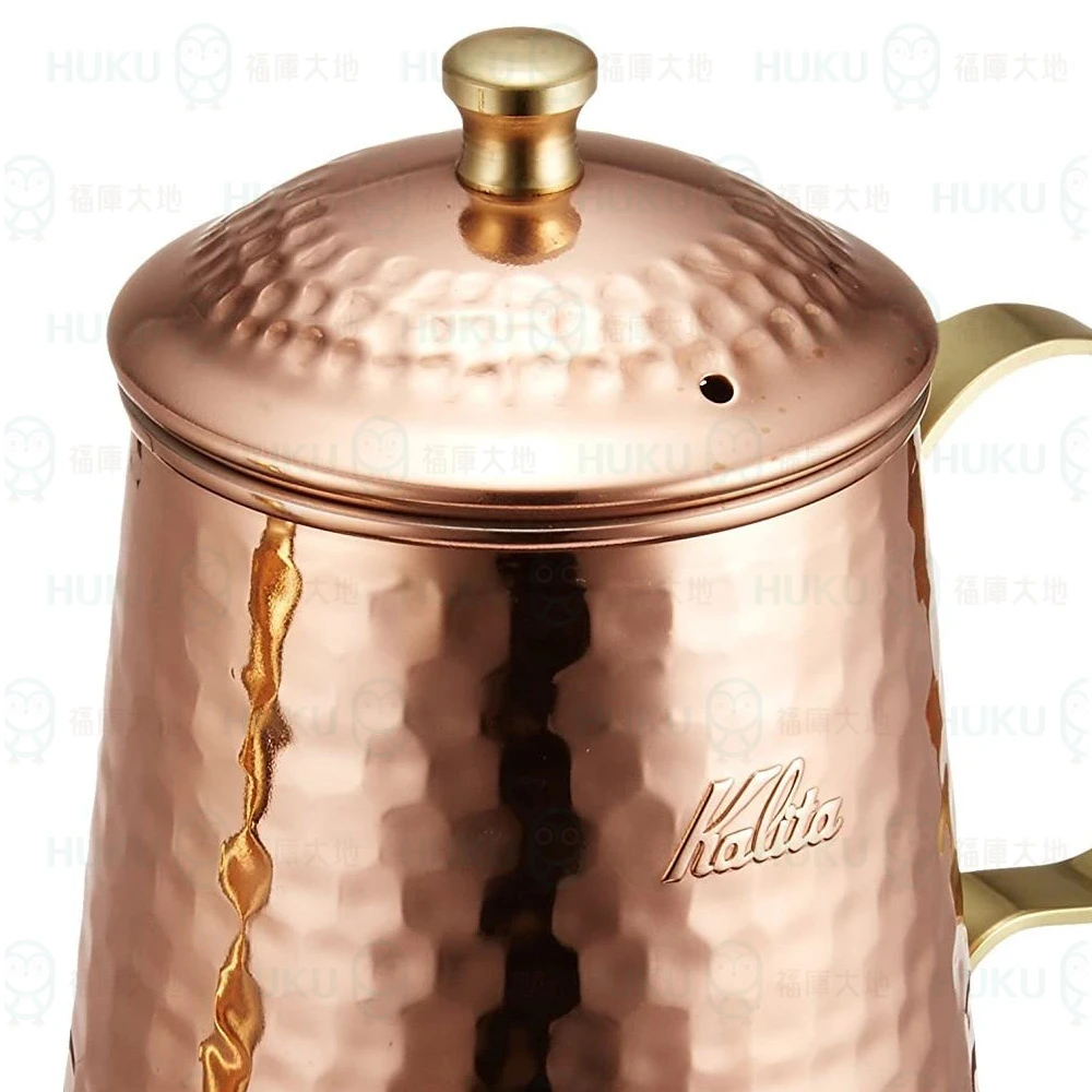 Kalita 細口銅製手沖壺（600ml）｜日本製細口壺｜控水好握福庫大地Huku