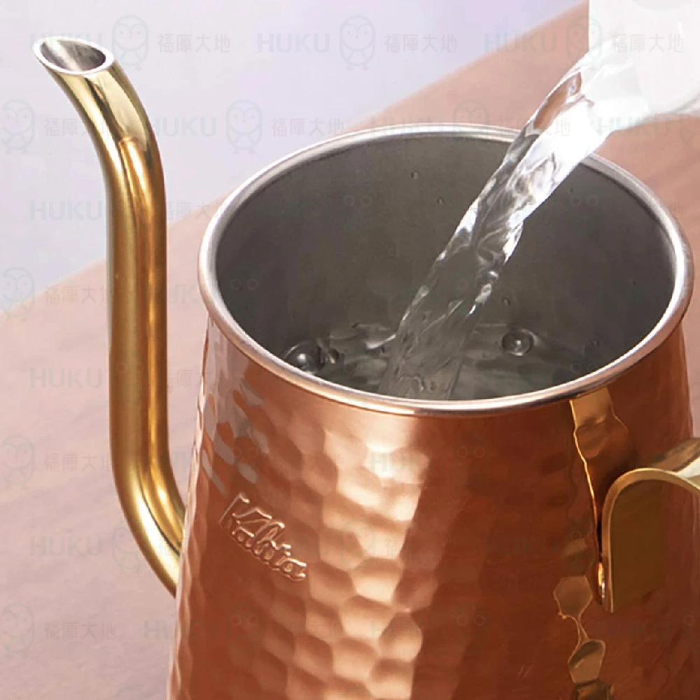 Kalita 細口銅製手沖壺（600ml）｜日本製細口壺｜控水好握福庫大地Huku