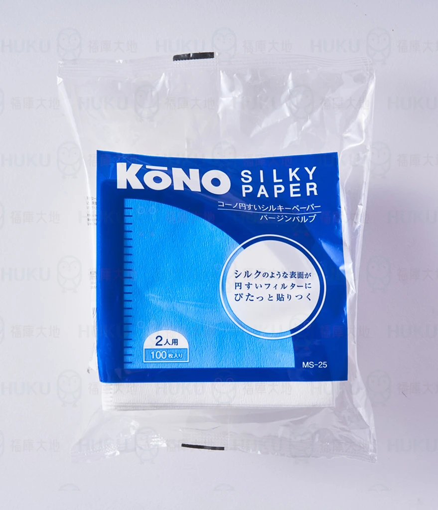 KONO 絲質漂白濾紙｜ 1~2人份