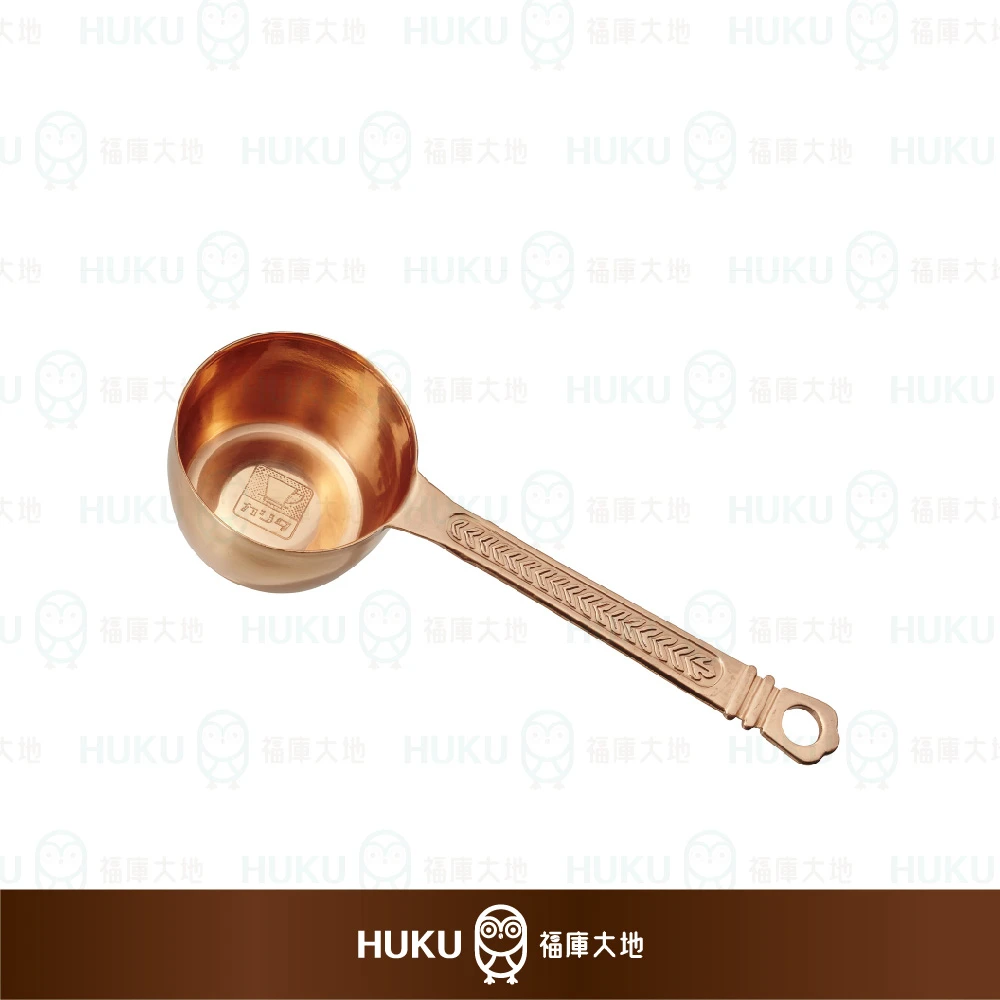 Kalita 銅製咖啡豆匙｜桂冠花紋設計｜約10g