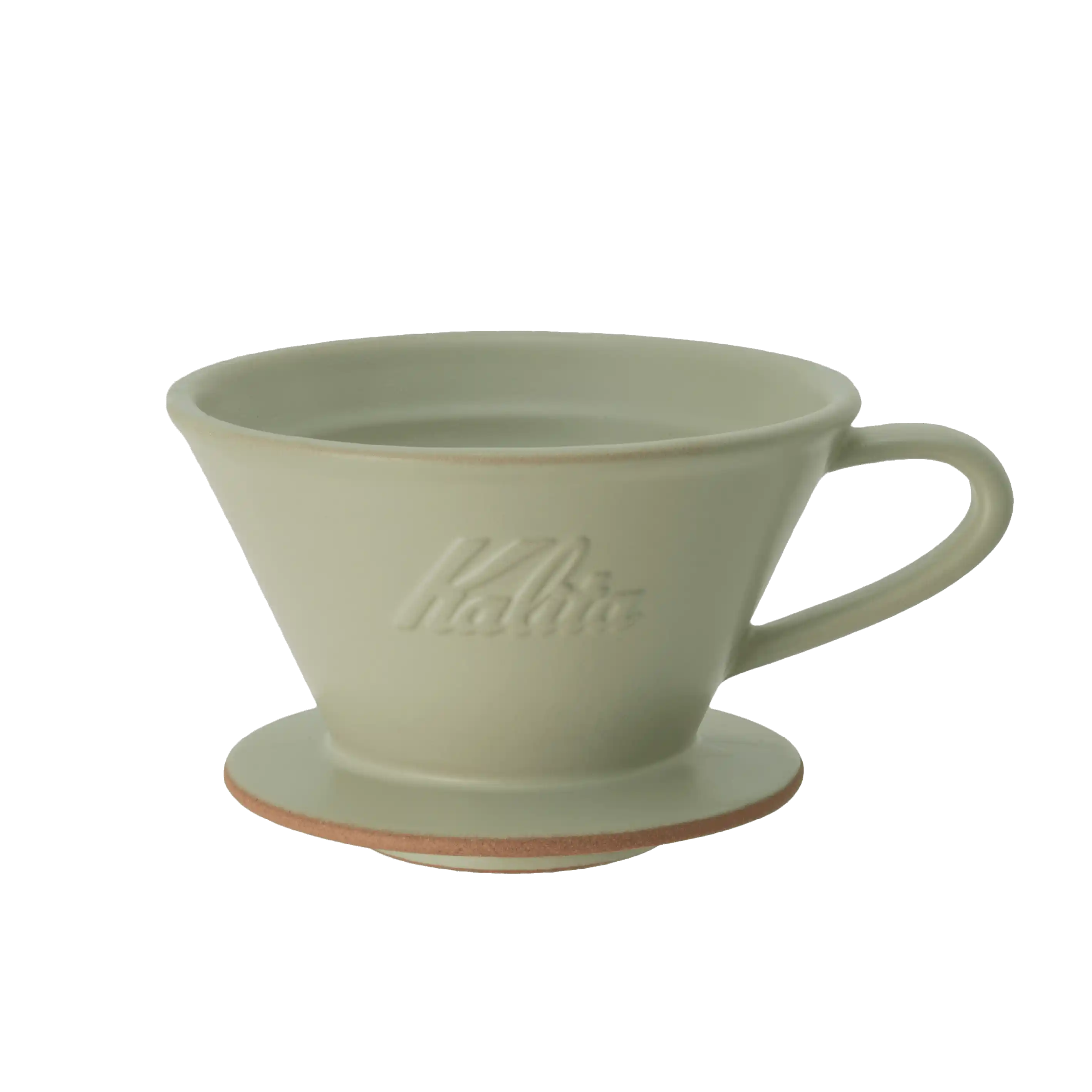 Kalita MI 185 美濃燒陶瓷蛋糕濾杯｜開心果綠｜日本手工製