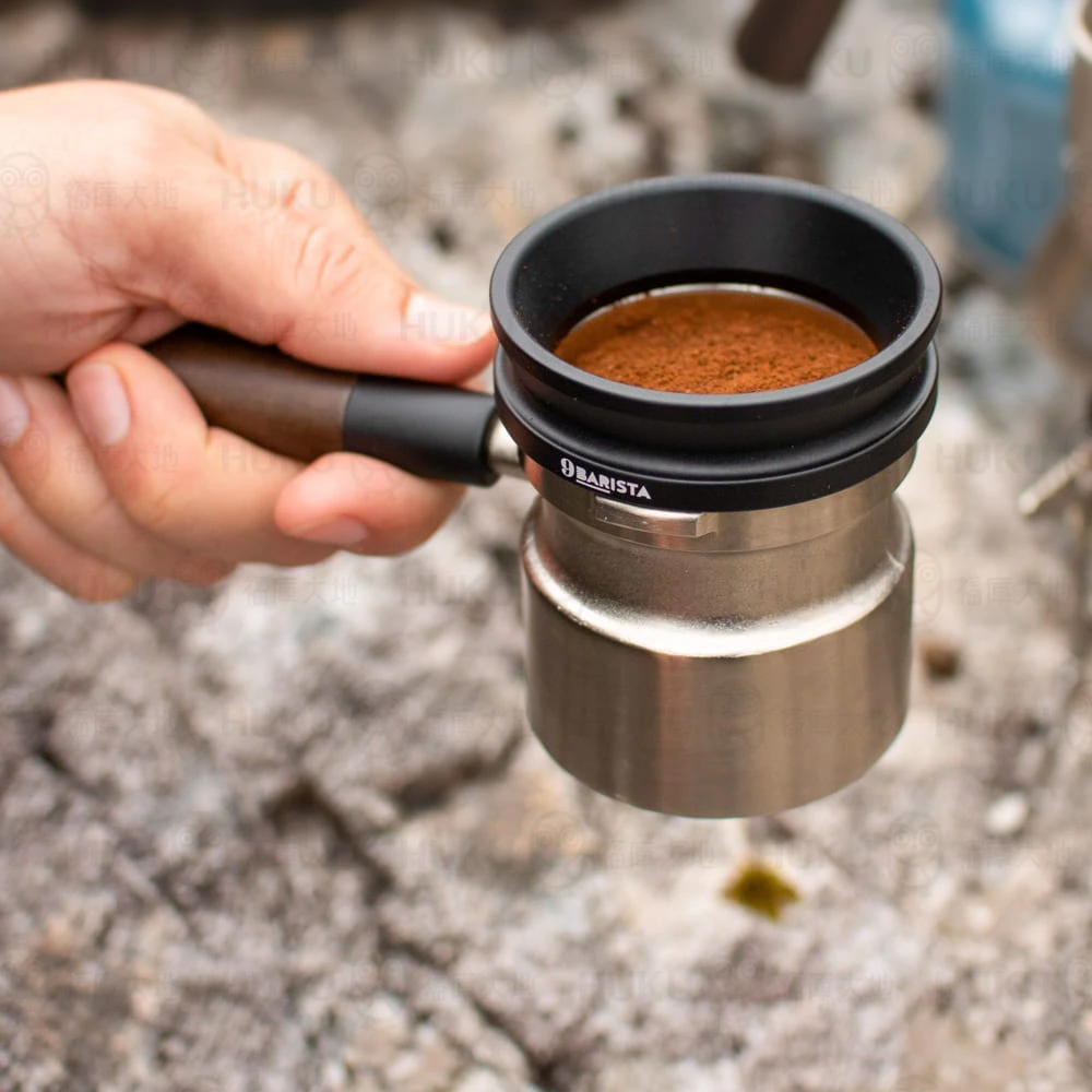 9Barista 磁吸接粉環 黑色