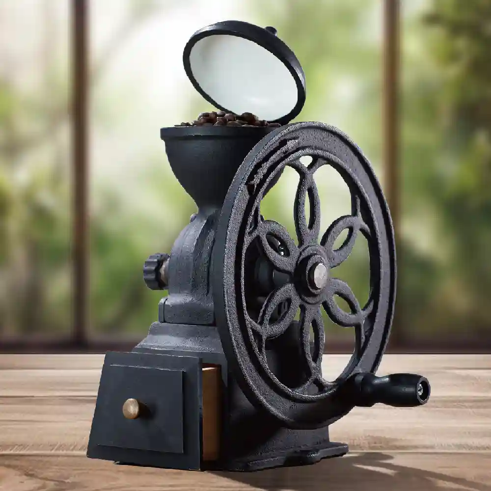 Kalita 手搖磨豆機｜縱向設計｜日本製手動磨豆機經典黑曜石黑福庫大地