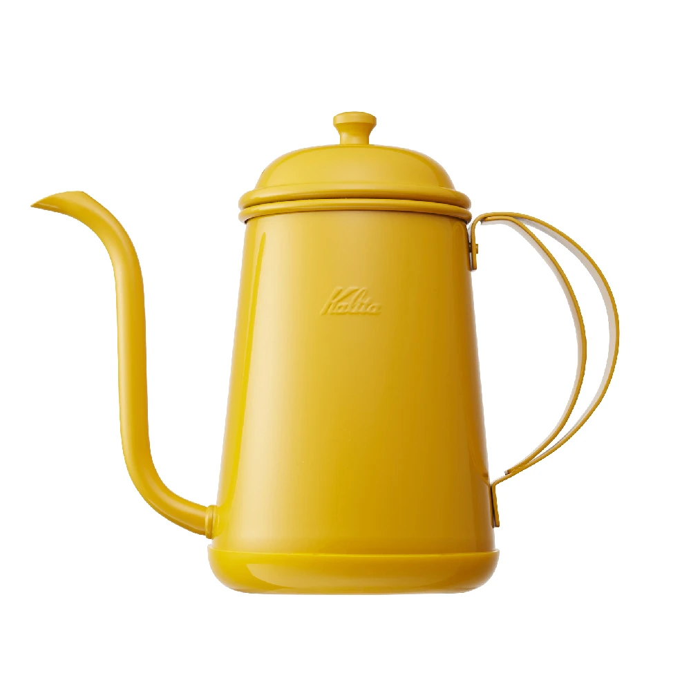 Kalita 不鏽鋼烤漆細口手沖壺｜鮮豔黃｜700ml