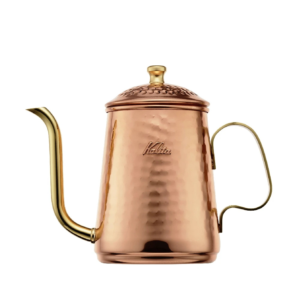 Kalita 細口銅製手沖壺（600ml）｜日本製細口壺｜控水好握福庫大地Huku