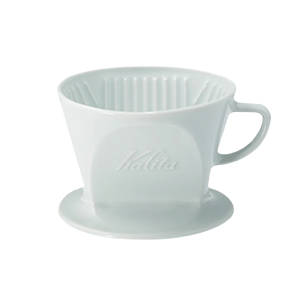 Kalita × Hasami 102 波佐見燒陶瓷 梯形濾杯｜珍珠白｜日本製