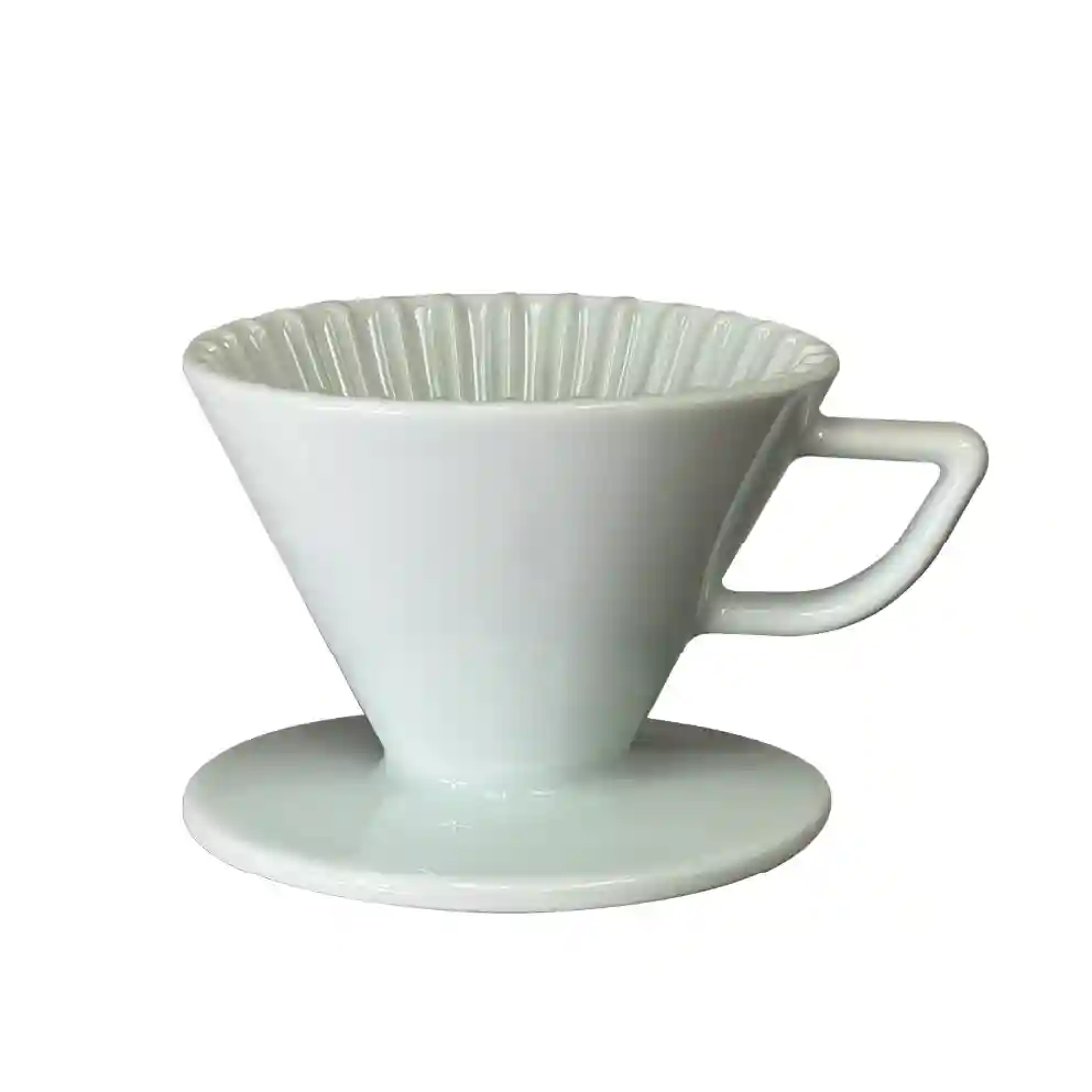 CW 極萃濾杯象牙白｜日本製HASAMI 波佐見燒濾杯組｜精品咖啡手沖器具福