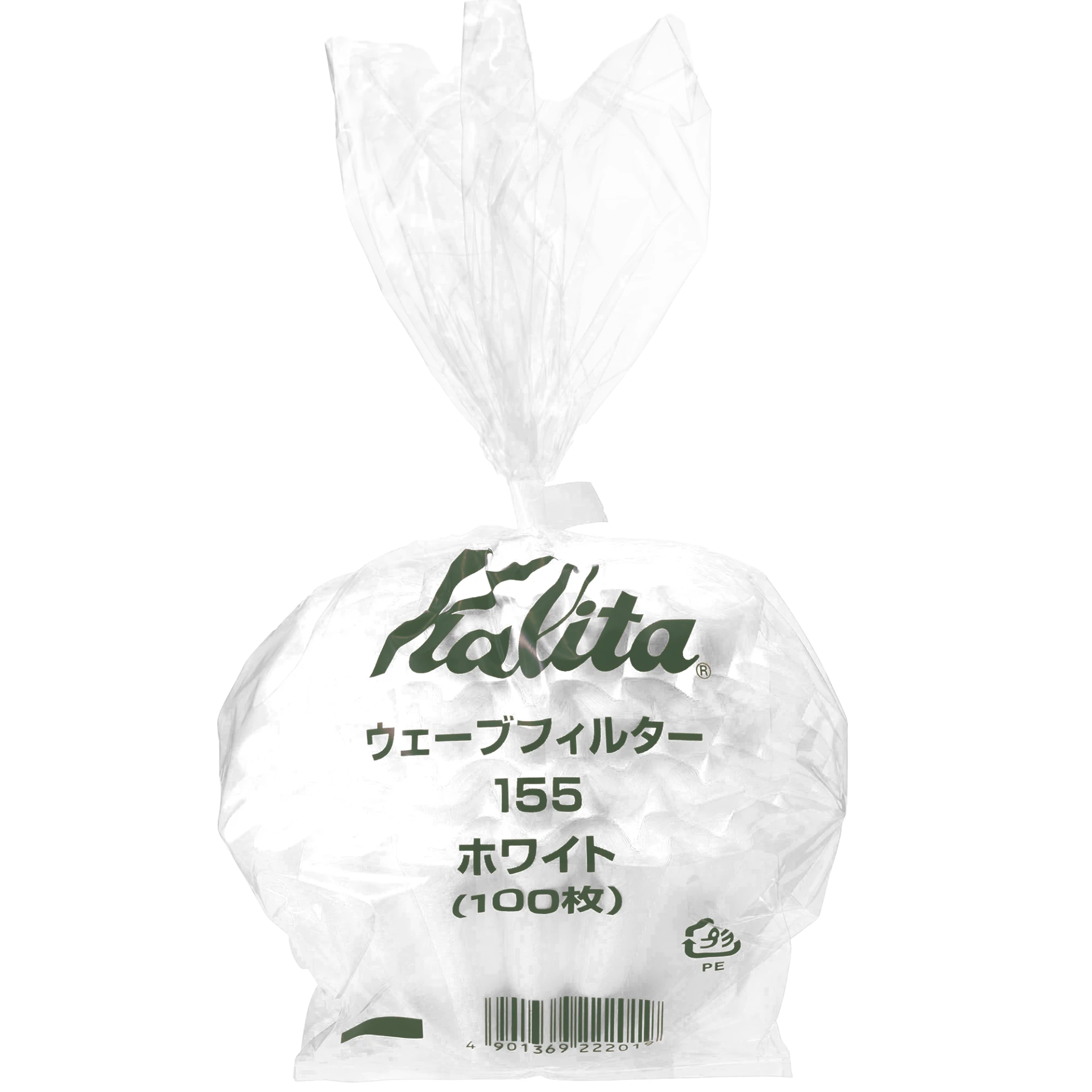 Kalita Wave 蛋糕型濾紙 155／185｜漂白濾紙｜4袋優惠組