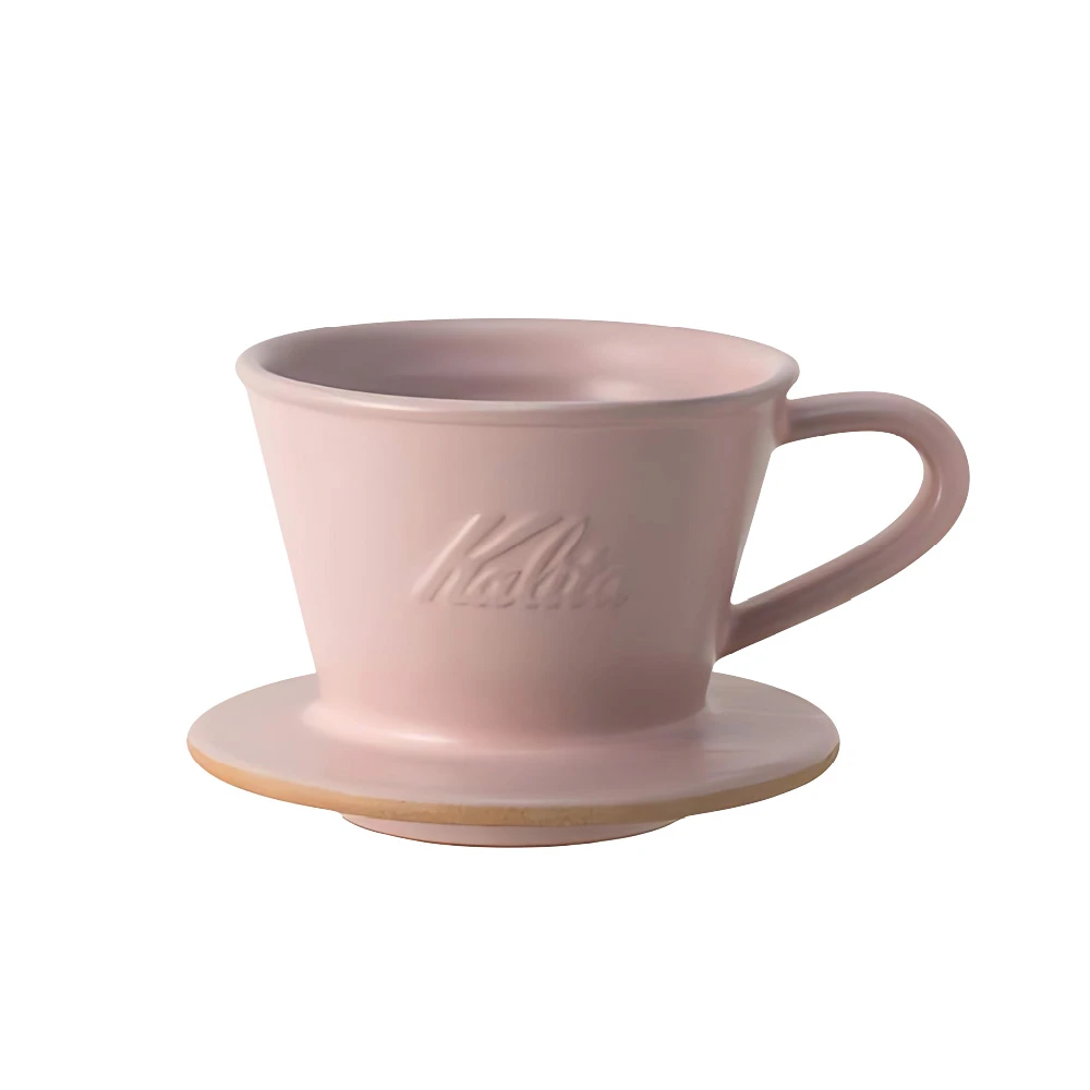 Kalita MI 155 美濃燒陶瓷蛋糕濾杯｜火鶴紅