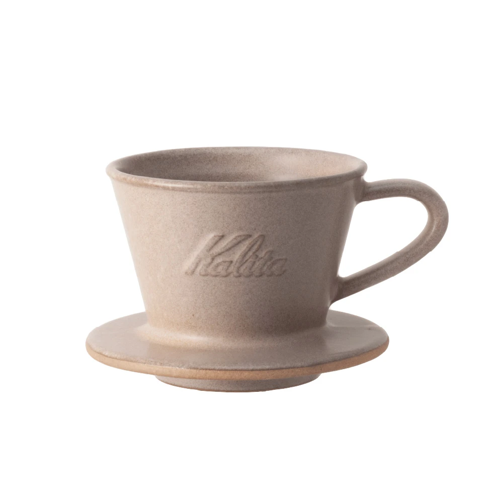 Kalita MI 155 美濃燒陶瓷蛋糕濾杯｜砂棕色