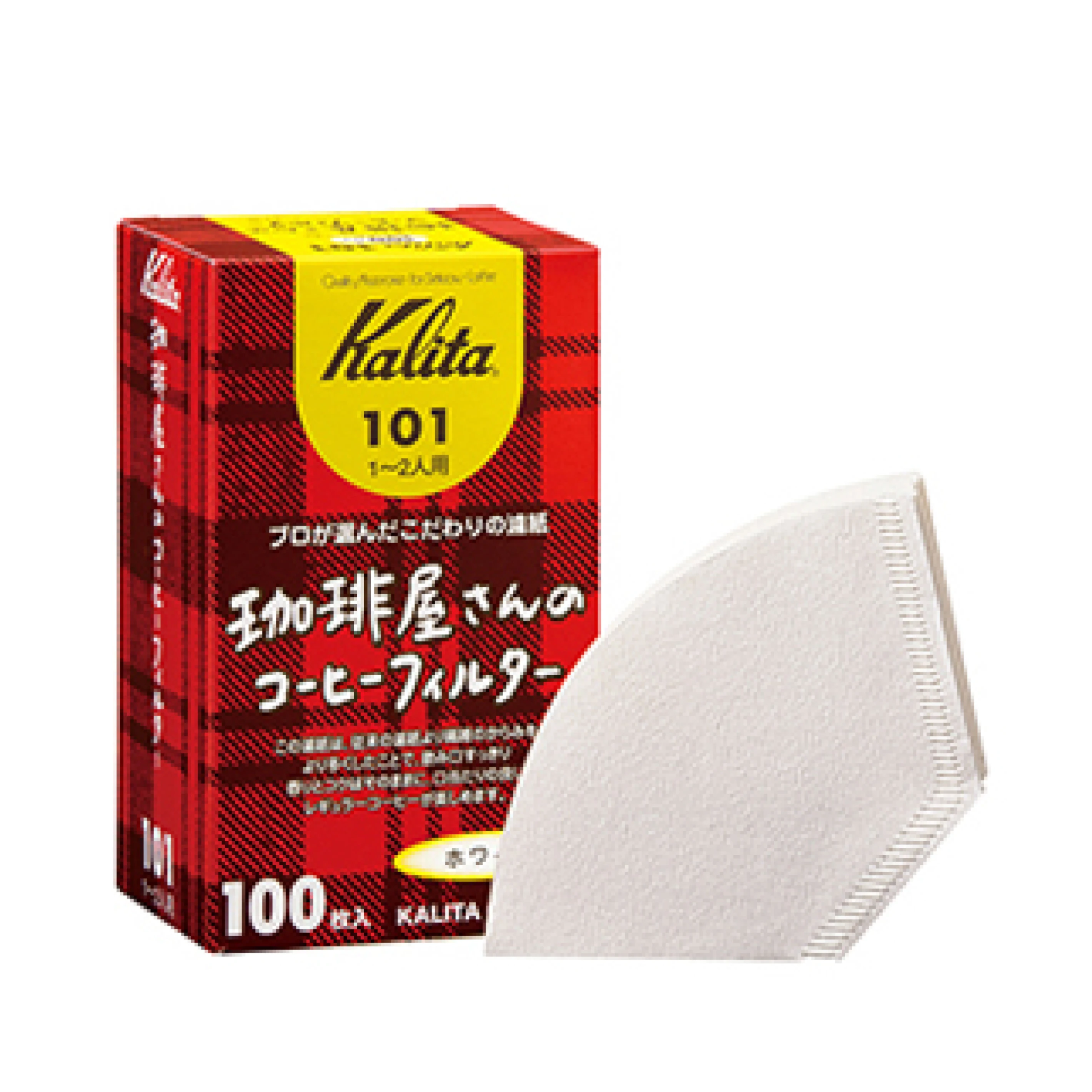 Kalita 咖啡屋先生 101 103 漂白濾紙 ｜100 入｜日本製梯型濾紙