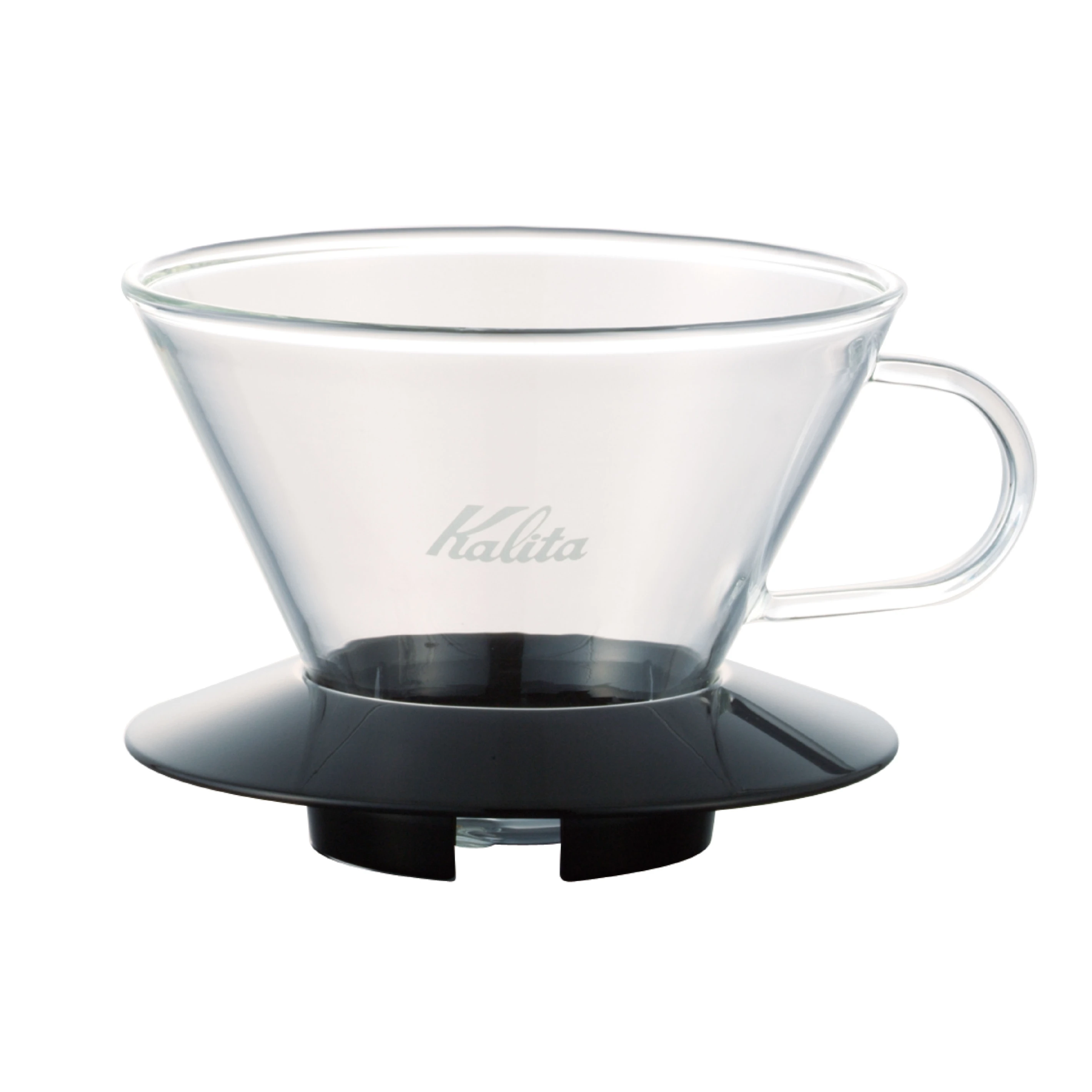 Kalita 185 耐熱玻璃蛋糕濾杯｜經典黑