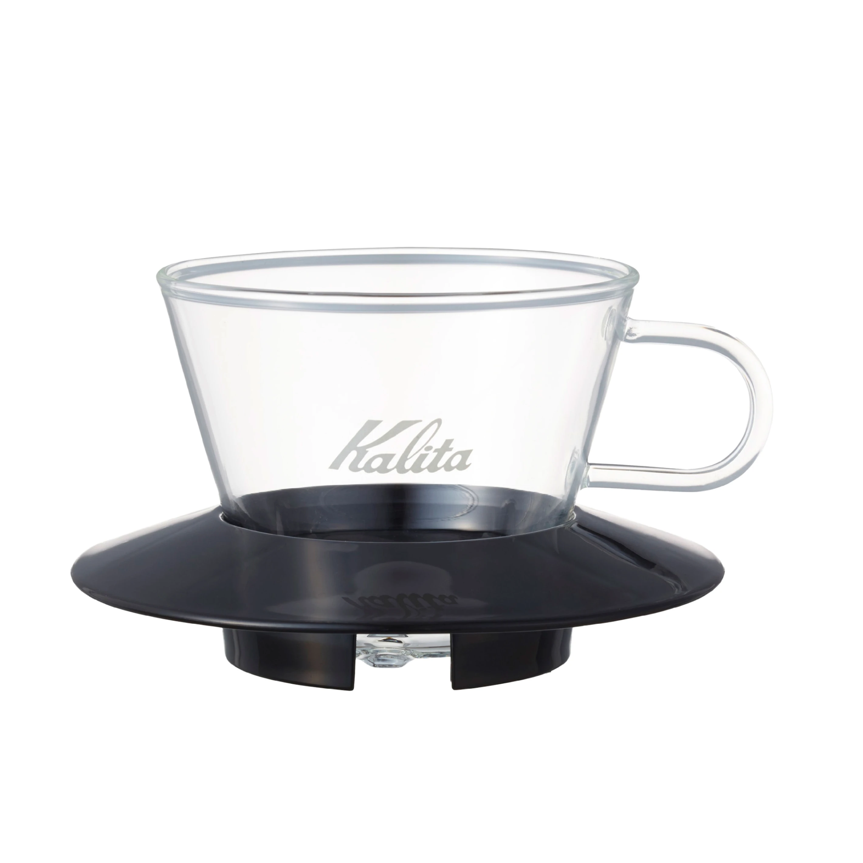 Kalita 155 耐熱玻璃蛋糕濾杯｜經典黑