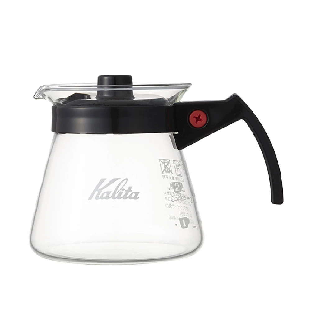 Kalita 耐熱玻璃咖啡壺｜300ml 輕巧容量款｜塑膠手把設計