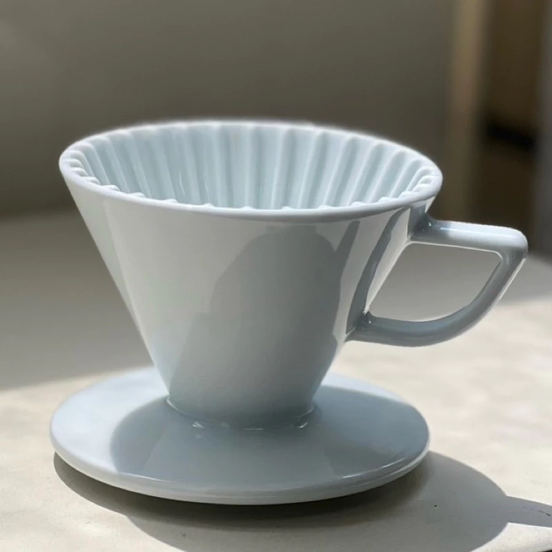 極萃濾杯 錐形 X1/X2  象牙白｜波佐見燒 HASAMI 日本製