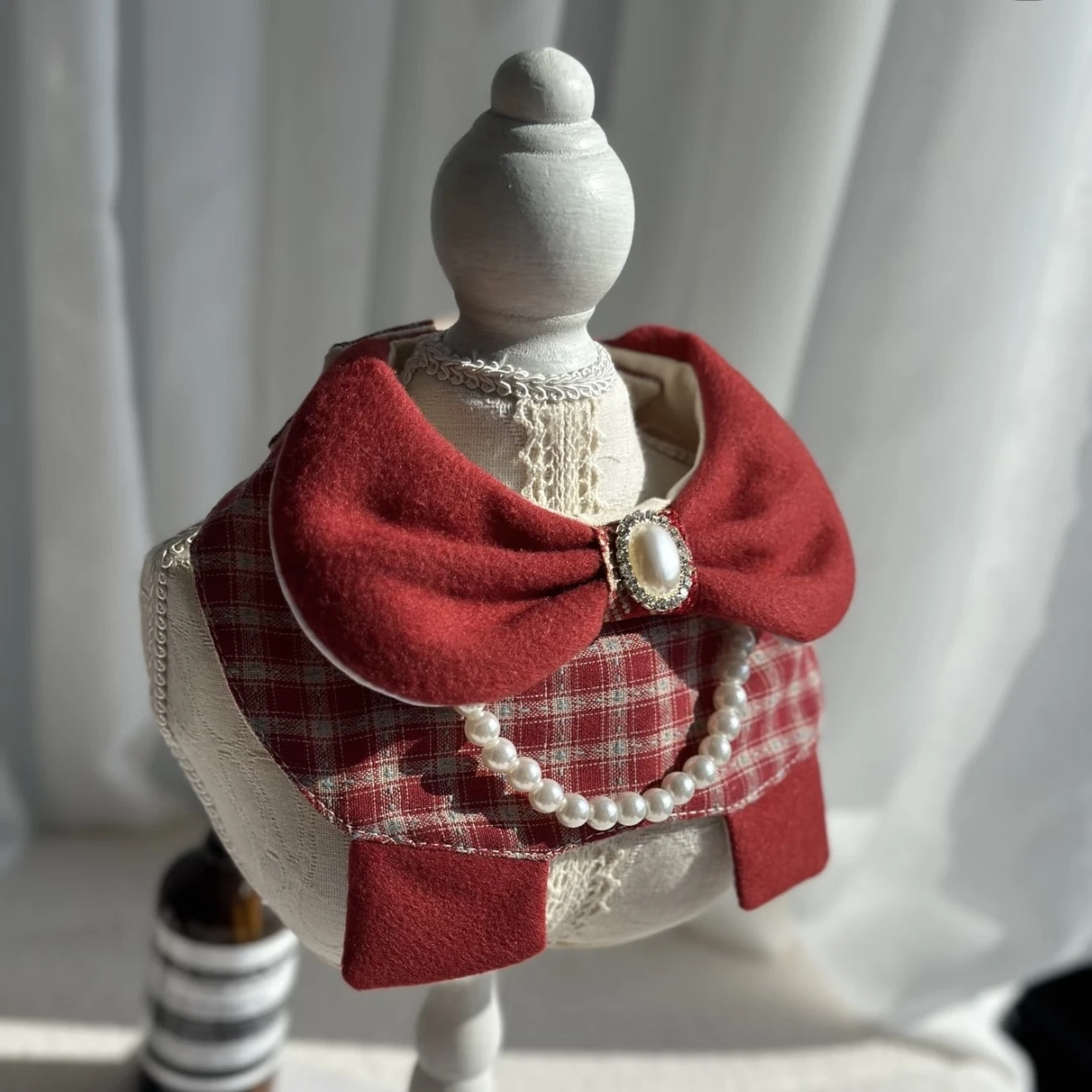 寵物領巾｜紅絲絨夫人🌹
