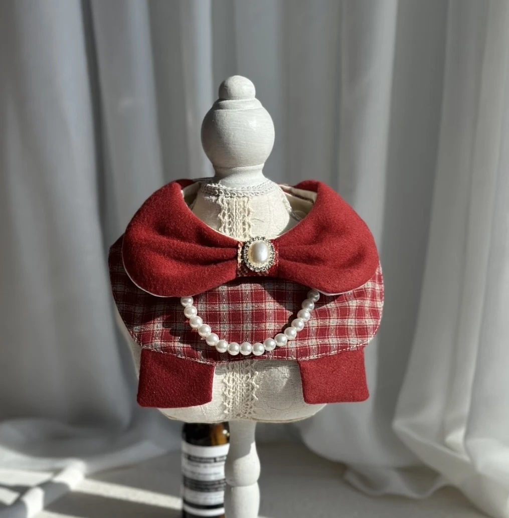 寵物領巾｜紅絲絨夫人🌹