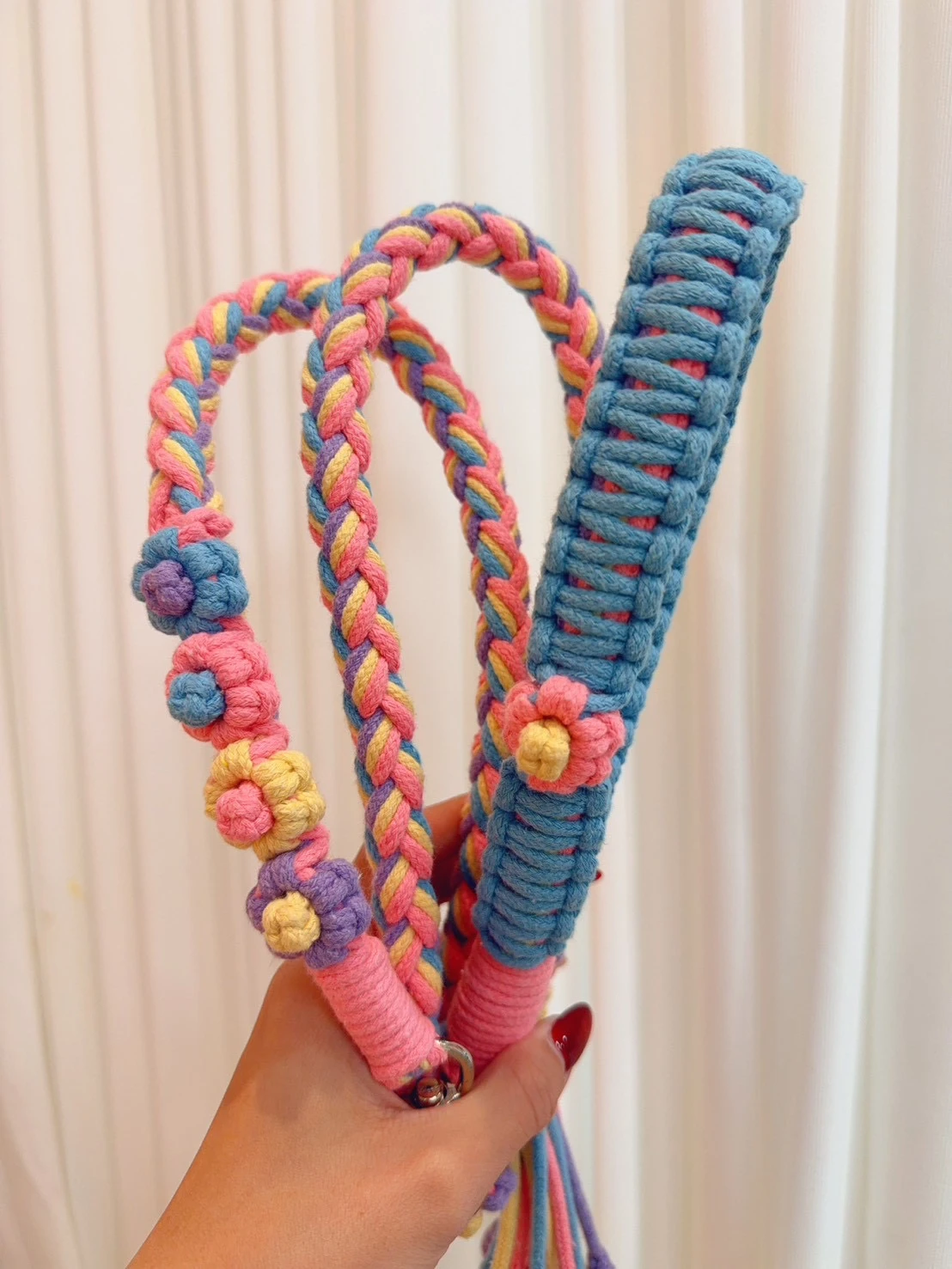 純手工編織牽繩140cm（Happy Land）