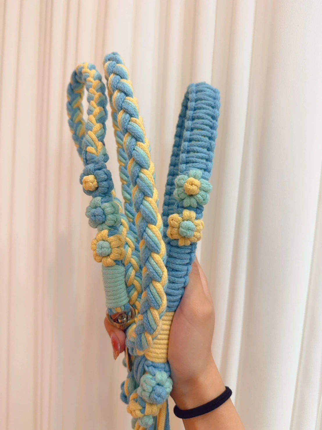 純手工編織牽繩140cm(Jellyfish)