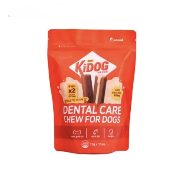 KIDOG 潔牙夾心軟點心-經典牛奶