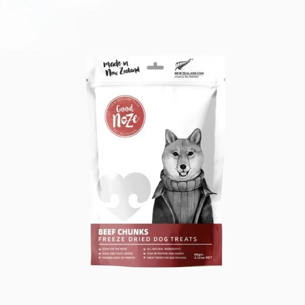 GoodNoze 狗狗凍乾零食-紐西蘭放養草飼牛肉 60g