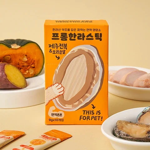韓國濟州島鮑魚＆鴨肉口味肉泥
