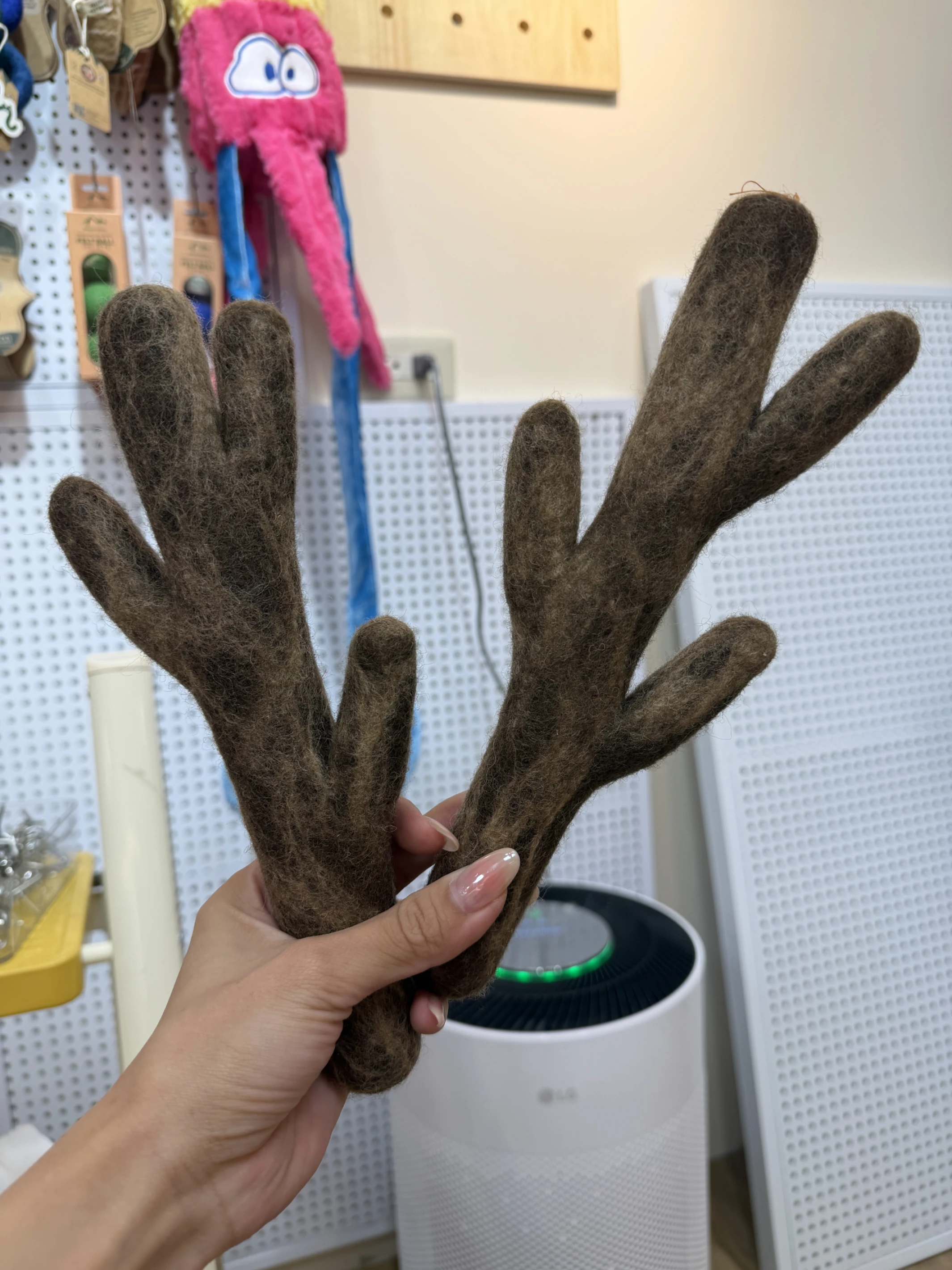 鹿角羊毛氈