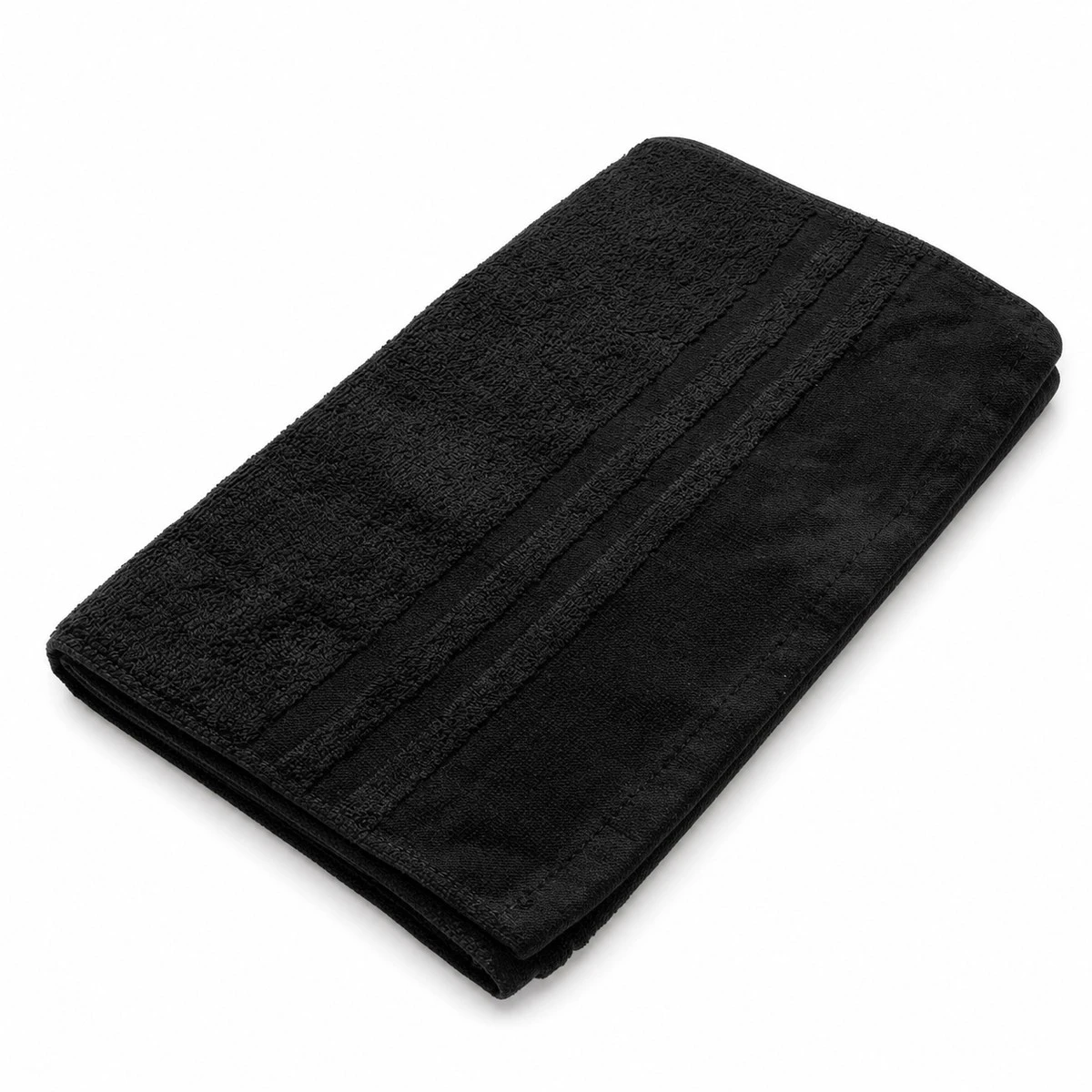 【IU SHOP】28兩黑色純棉毛巾 單條