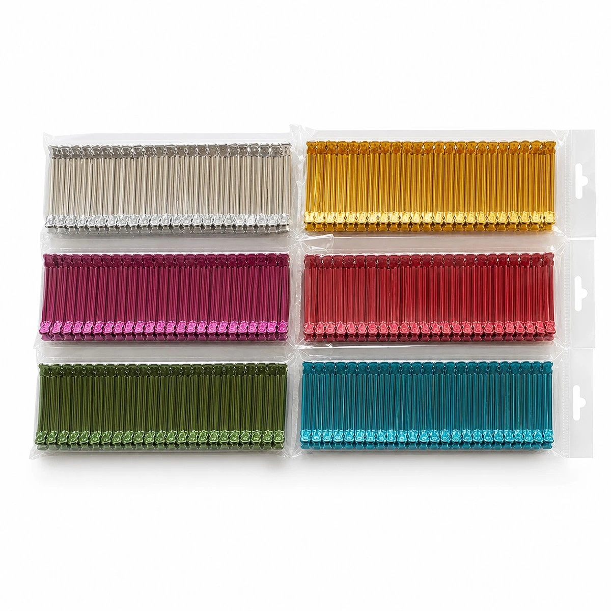 【IU SHOP】彩色平卡夾/鋁製小鴨夾 5入/10入