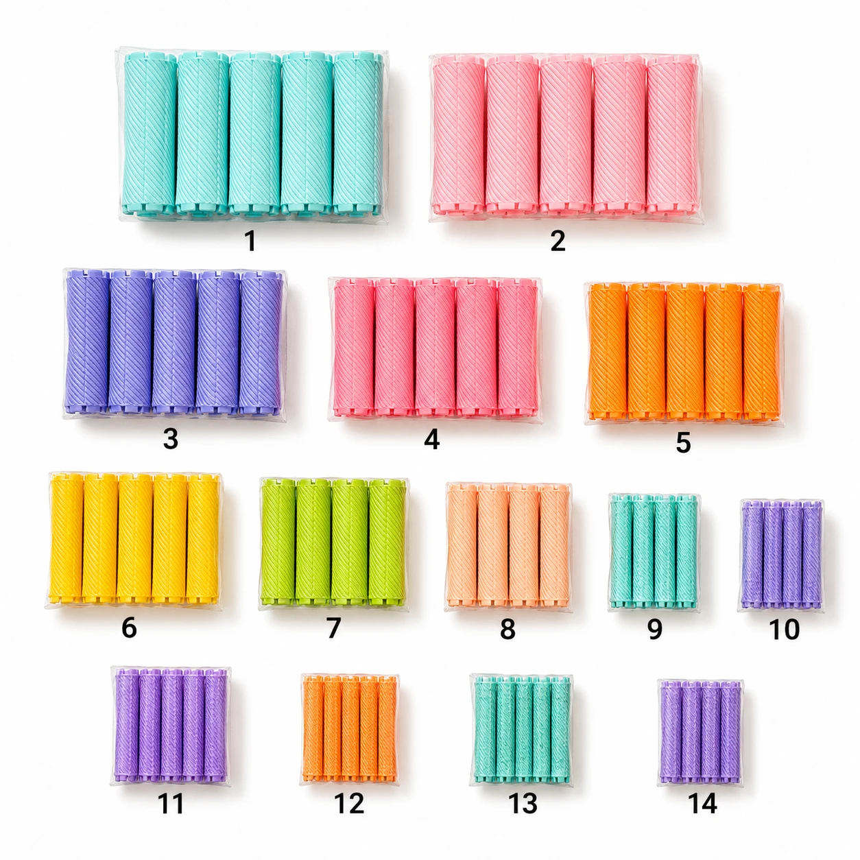【IU SHOP】磁波捲/紋路捲冷燙捲心 10入