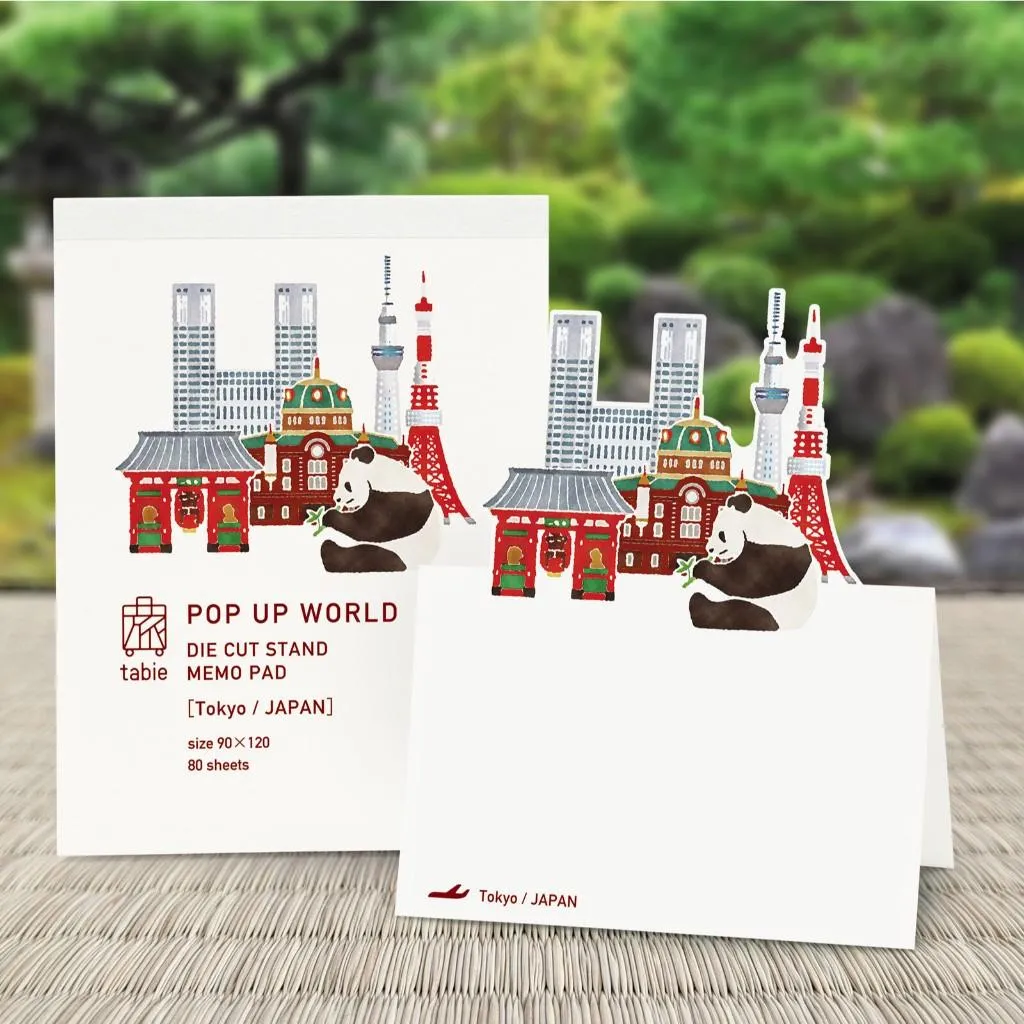 マルモ｜日本景點對折站立便條