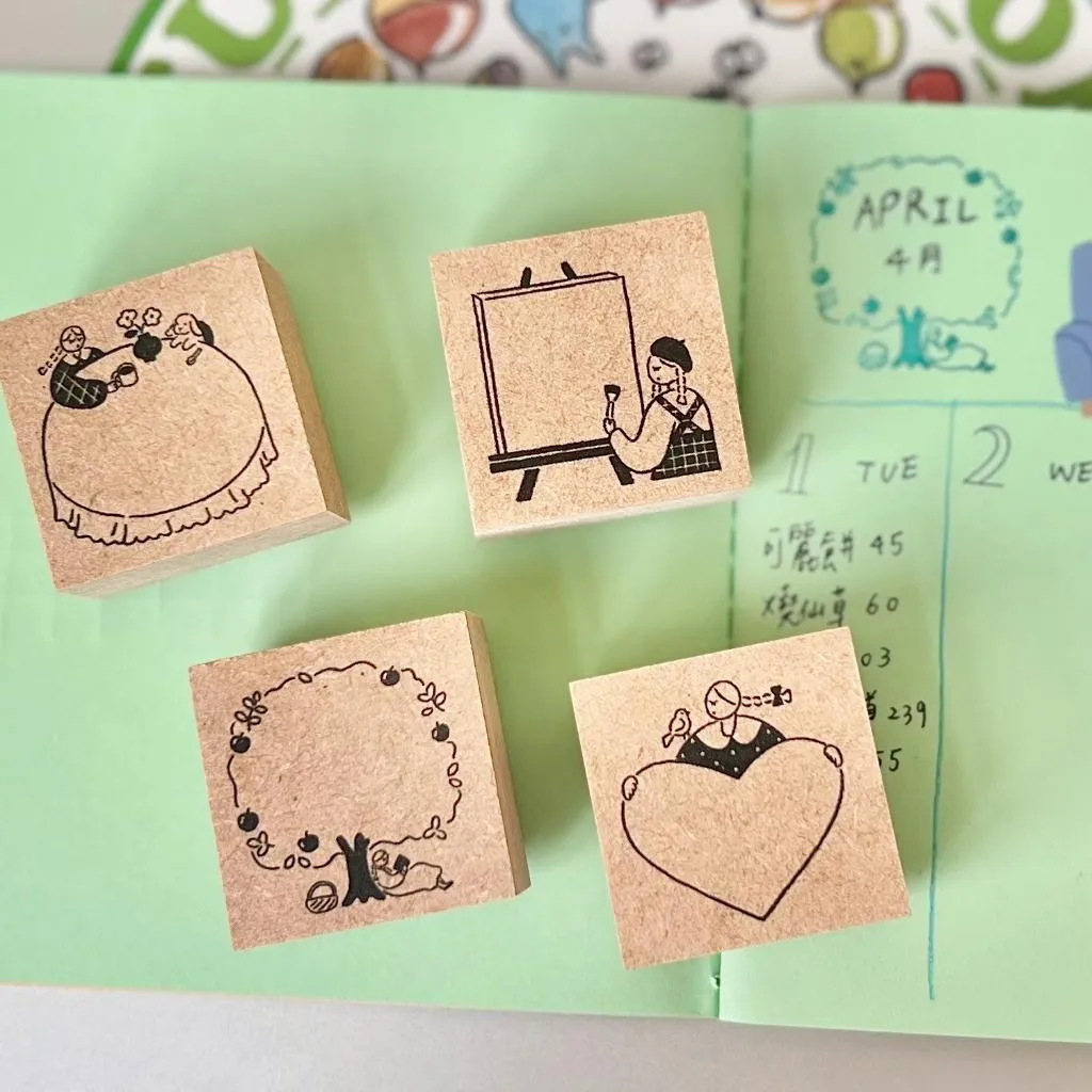 Stamp Marche｜マールちゃん造型框印章S