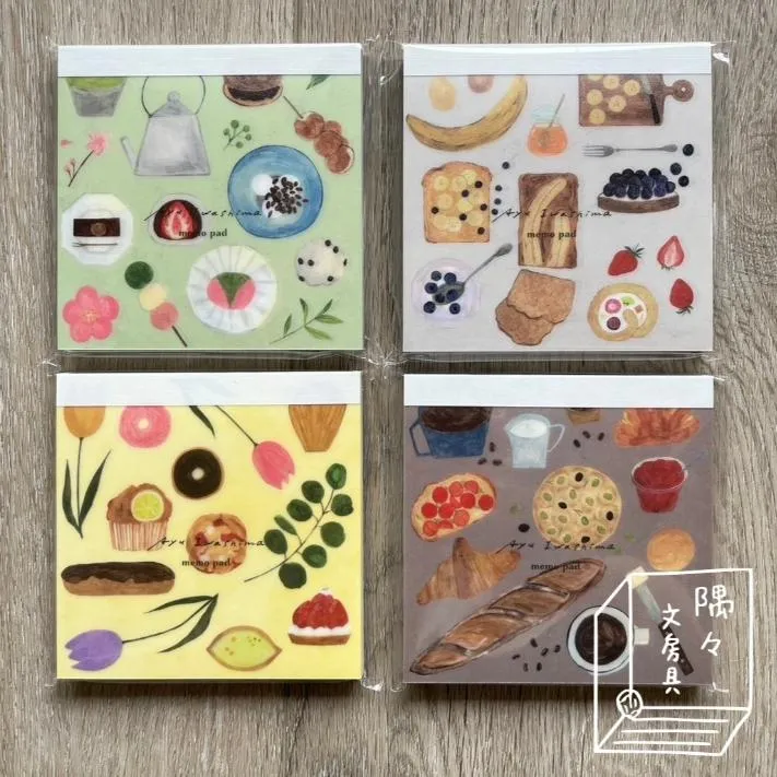 EL COMMUN｜Ayu iwashima 甜點花朵簡約便條紙