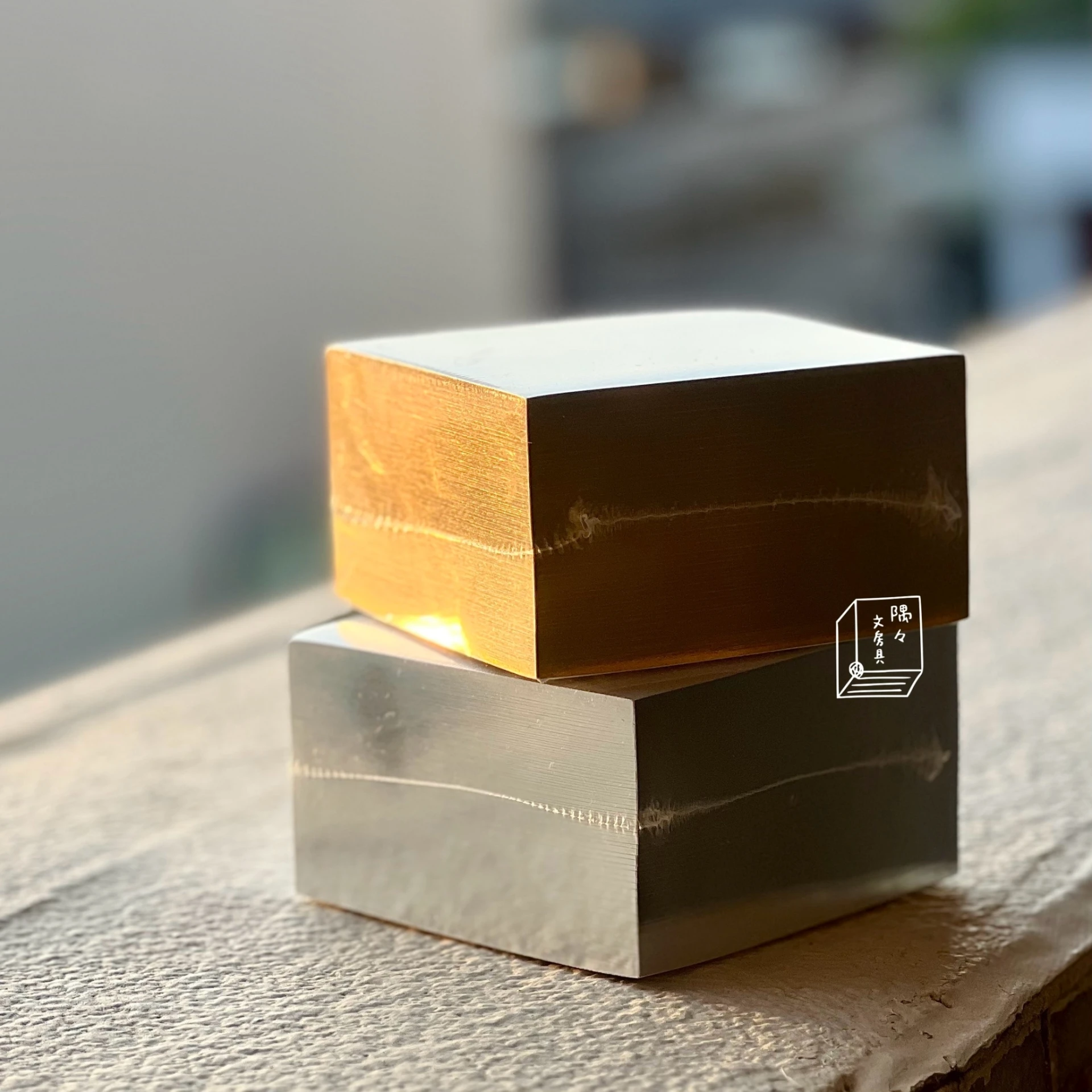 sosomoongoo｜Digging邊線燙金/燙銀便條磚
