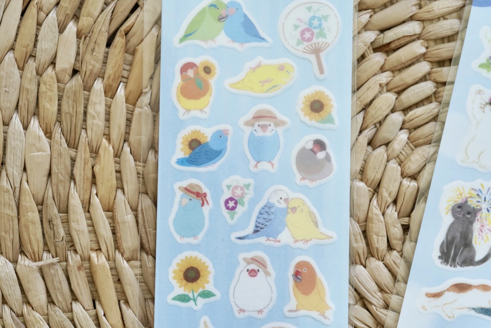 NB社｜動物夏季和紙貼紙